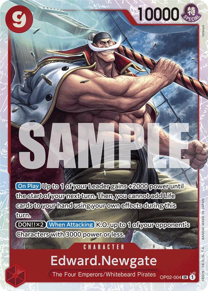 Edward.Newgate One Piece TCG Card