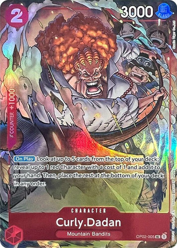 Curly.Dadan One Piece TCG Card