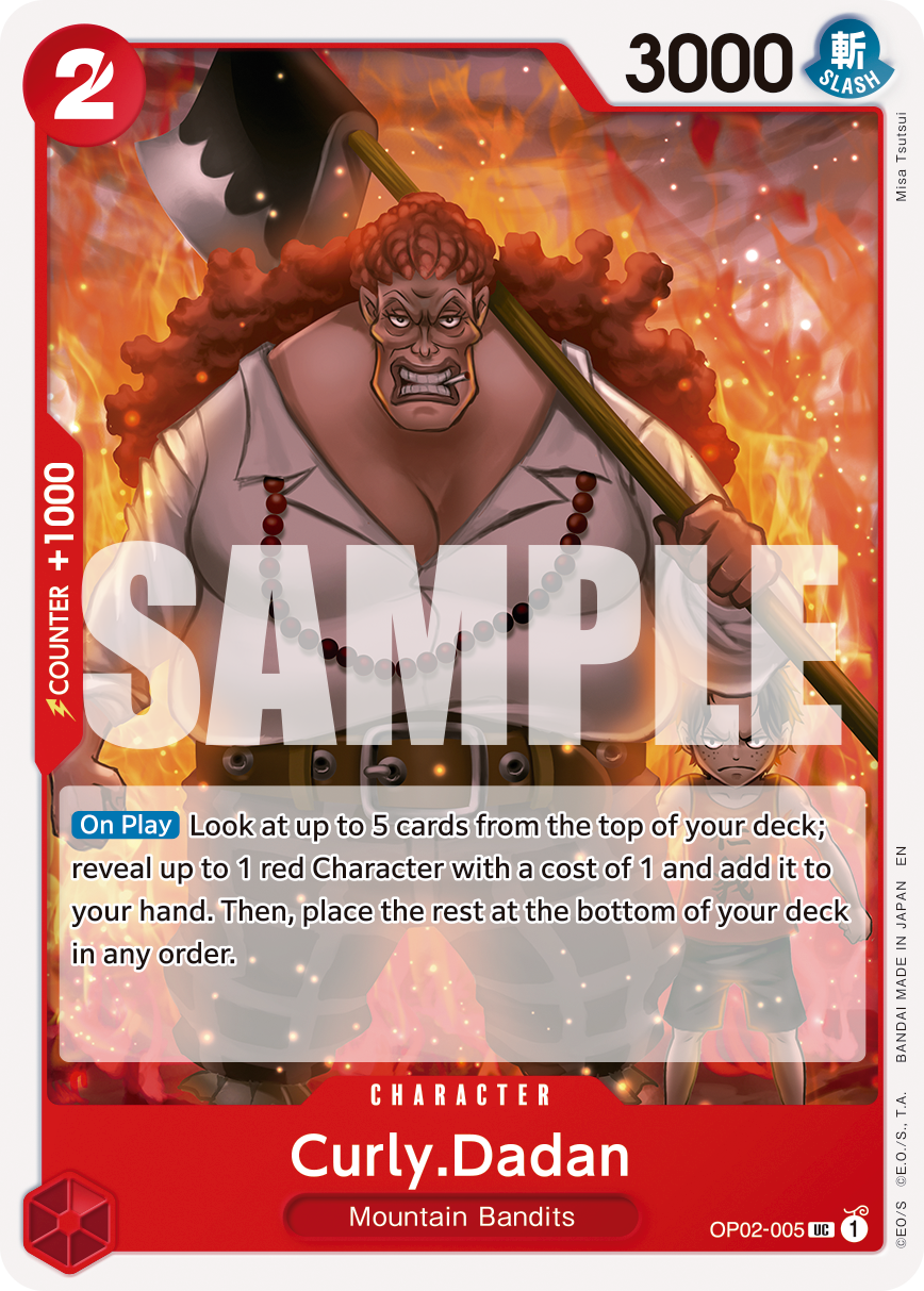 Curly.Dadan One Piece TCG Card
