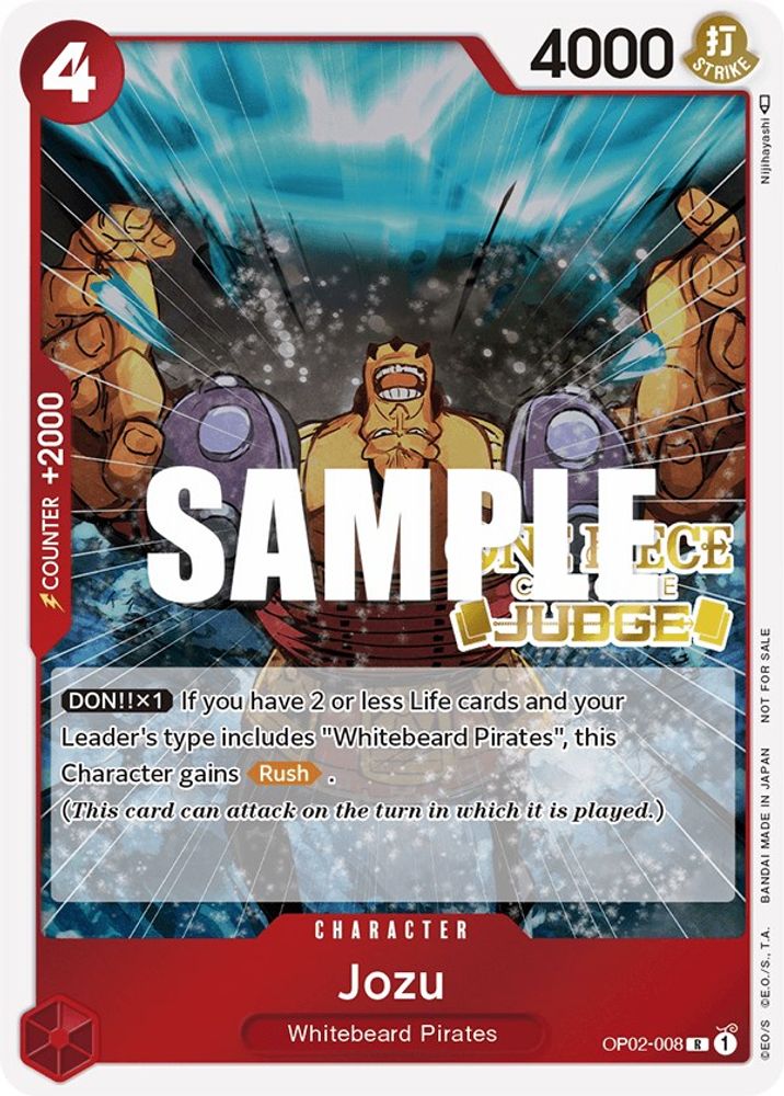 Jozu One Piece TCG Card