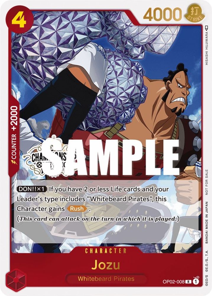 Jozu One Piece TCG Card