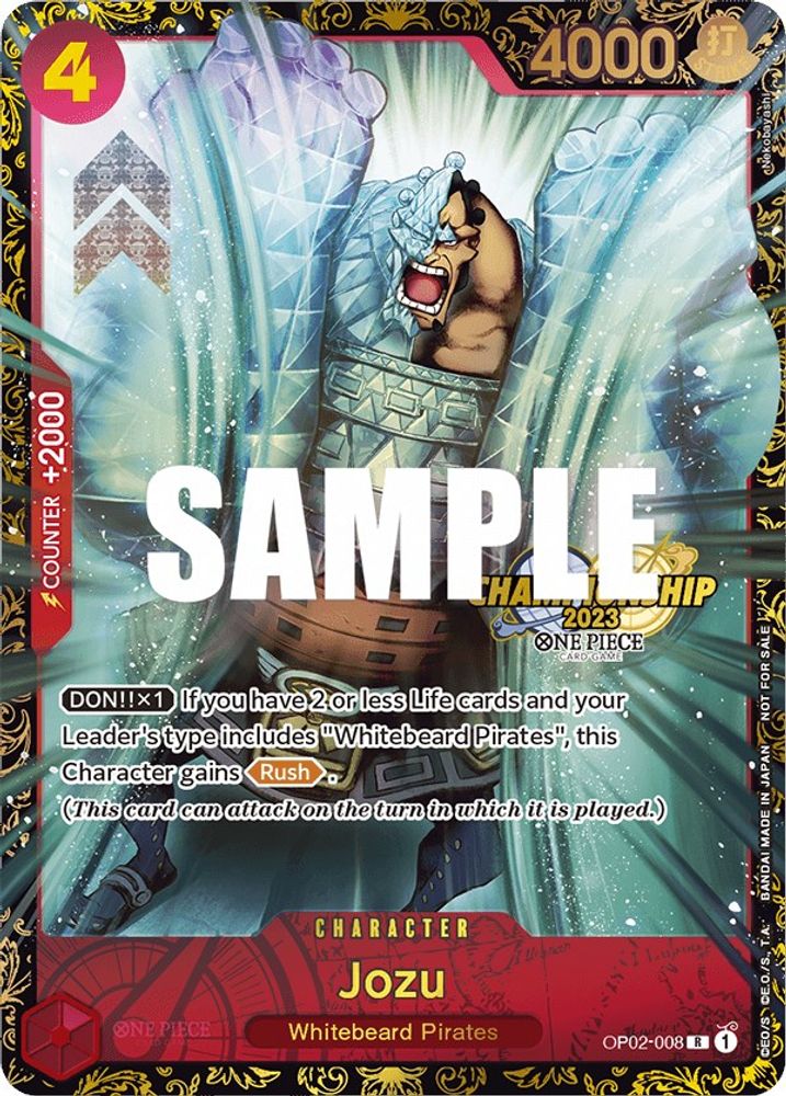 Jozu One Piece TCG Card