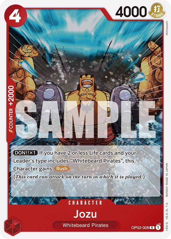 Jozu One Piece TCG Card