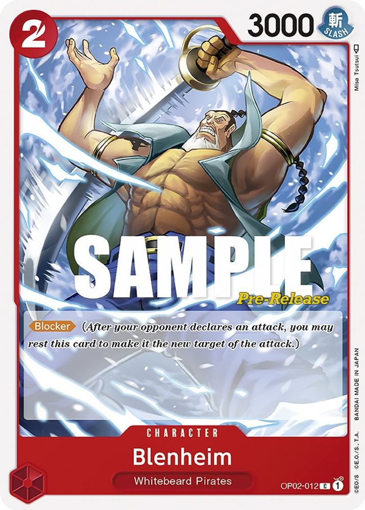Blenheim One Piece TCG Card