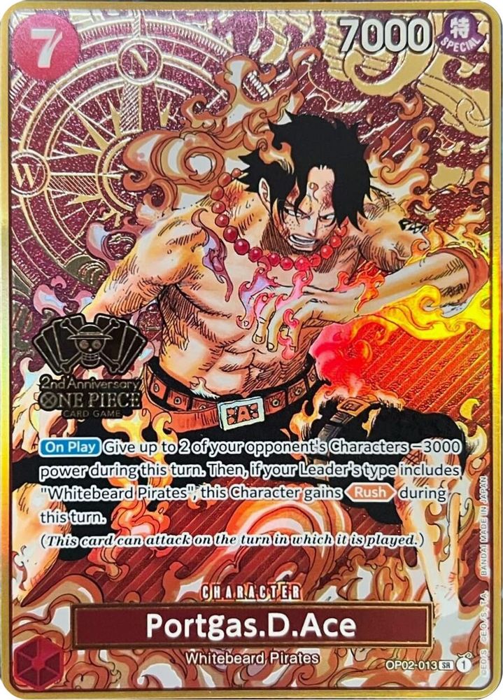 Portgas.D.Ace One Piece TCG Card