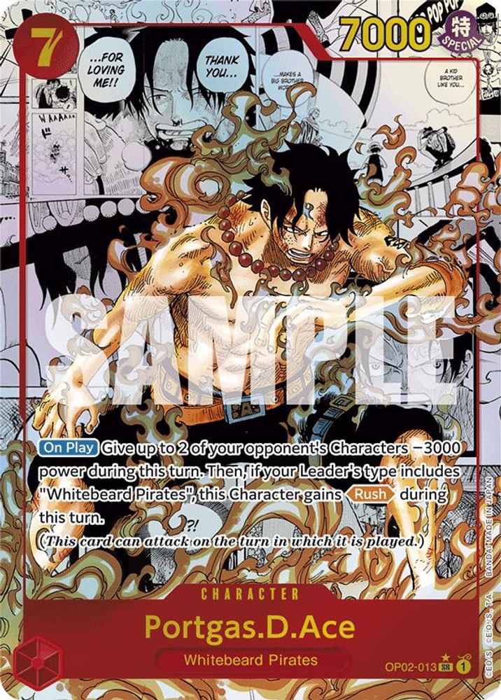 Portgas.D.Ace One Piece TCG Card