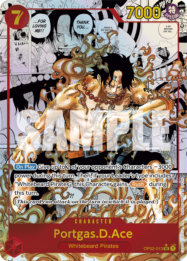 Portgas.D.Ace One Piece TCG Card