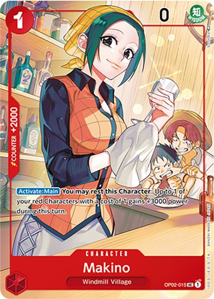 Makino One Piece TCG Card