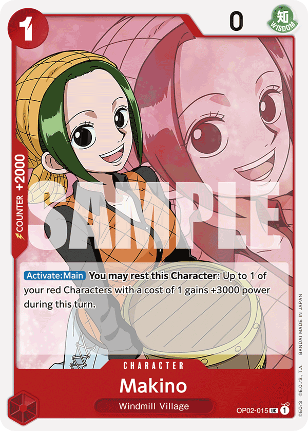 Makino One Piece TCG Card