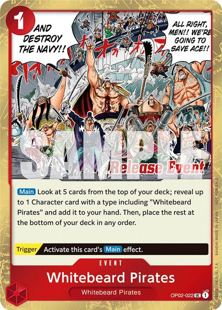 Whitebeard Pirates One Piece TCG Card