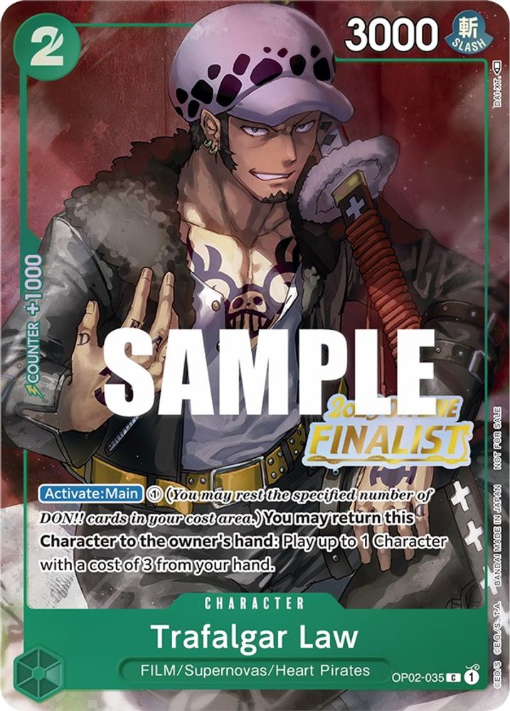 Trafalgar Law One Piece TCG Card