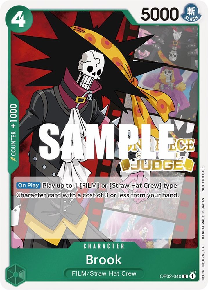 Brook One Piece TCG Card