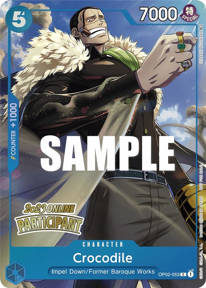 Crocodile One Piece TCG Card