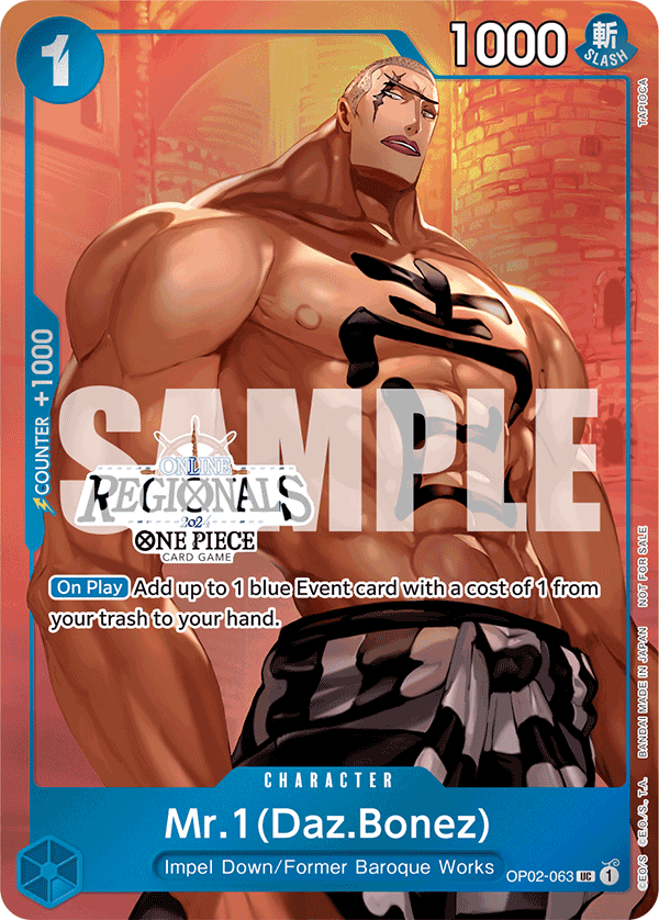 Mr.1(Daz.Bonez) One Piece TCG Card