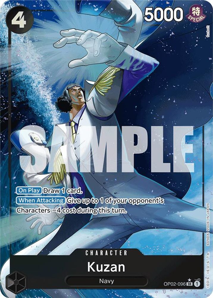 Kuzan One Piece TCG Card