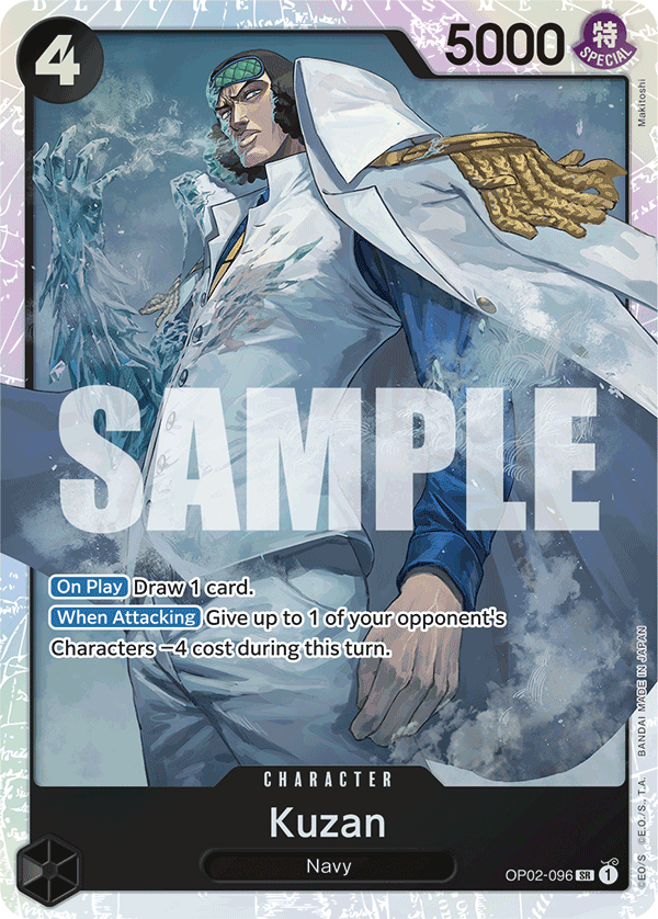 Kuzan One Piece TCG Card