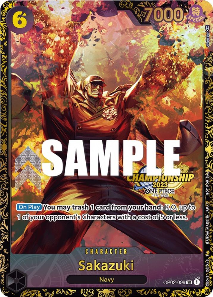 Sakazuki One Piece TCG Card