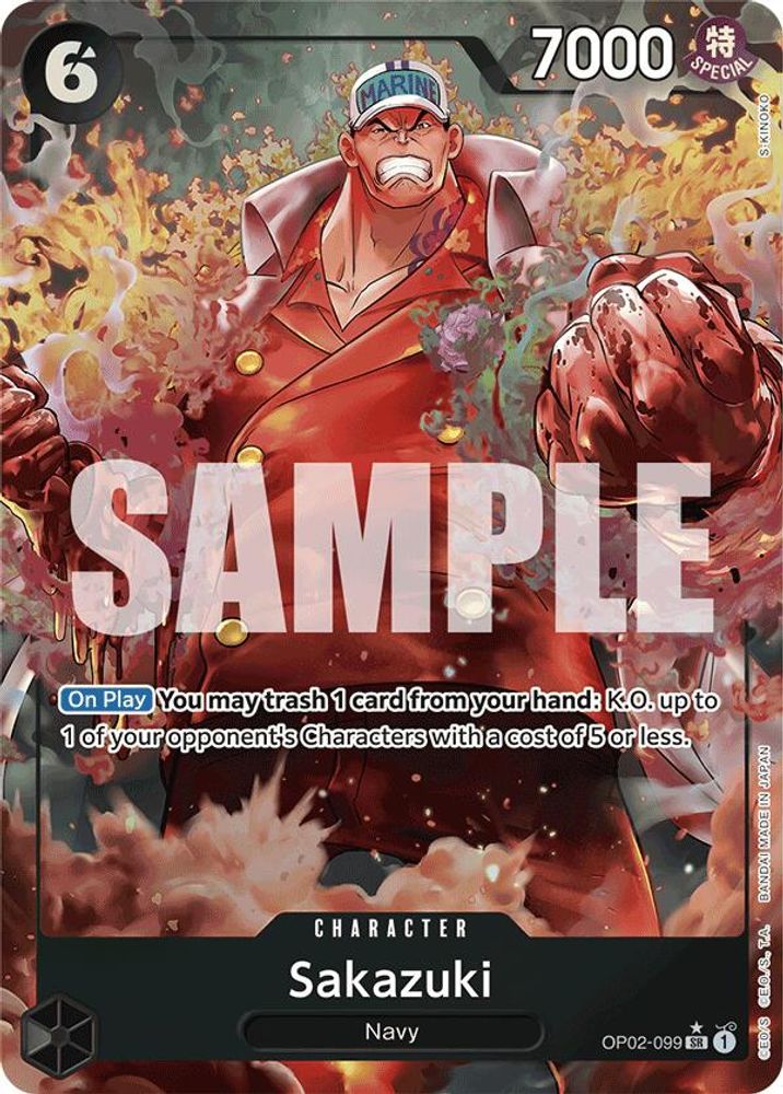 Sakazuki One Piece TCG Card