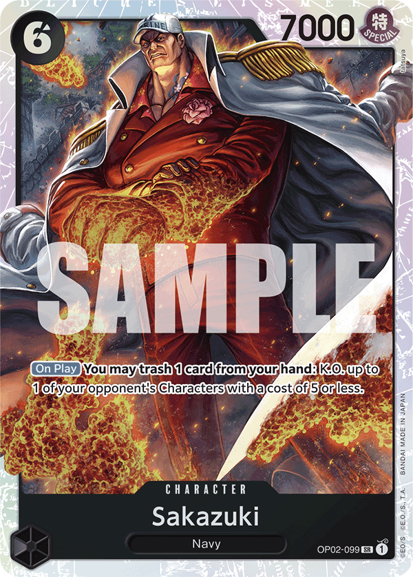 Sakazuki One Piece TCG Card
