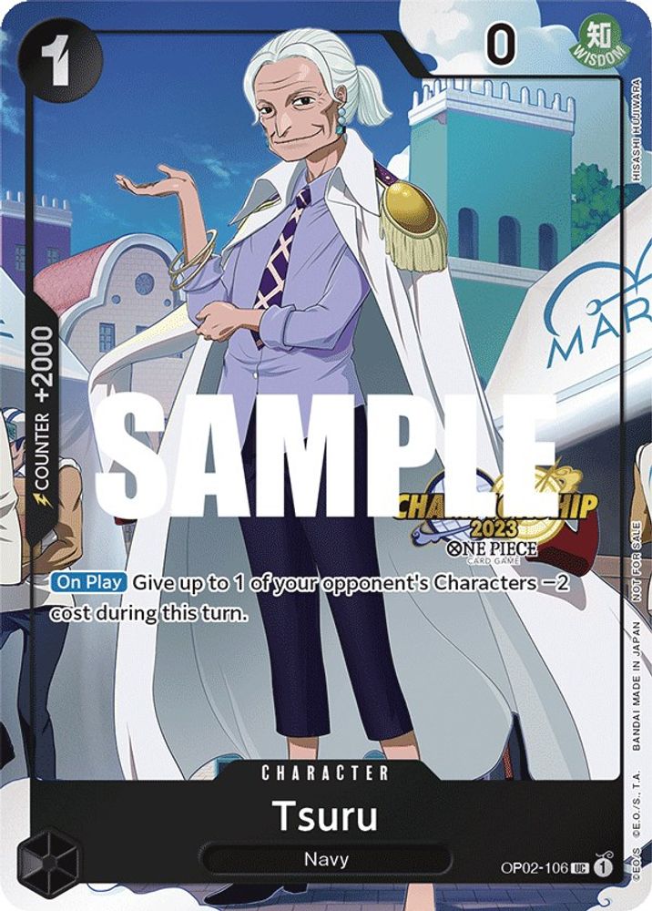 Tsuru One Piece TCG Card