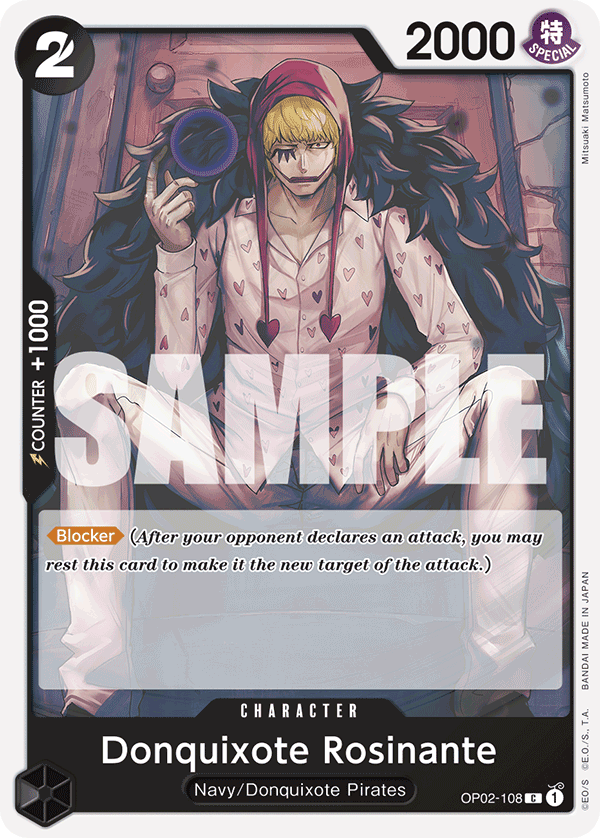 Donquixote Rosinante One Piece TCG Card