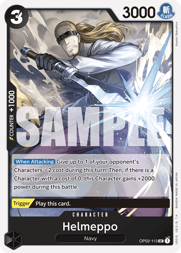 Helmeppo One Piece TCG Card