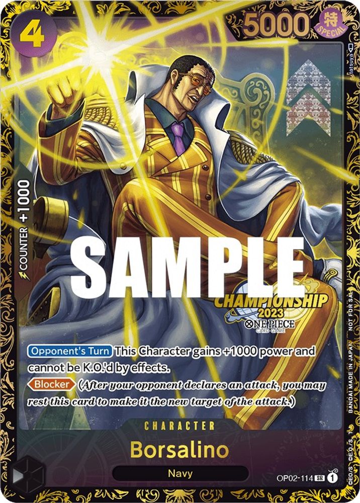Borsalino One Piece TCG Card