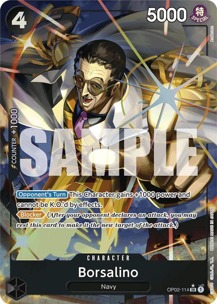 Borsalino One Piece TCG Card