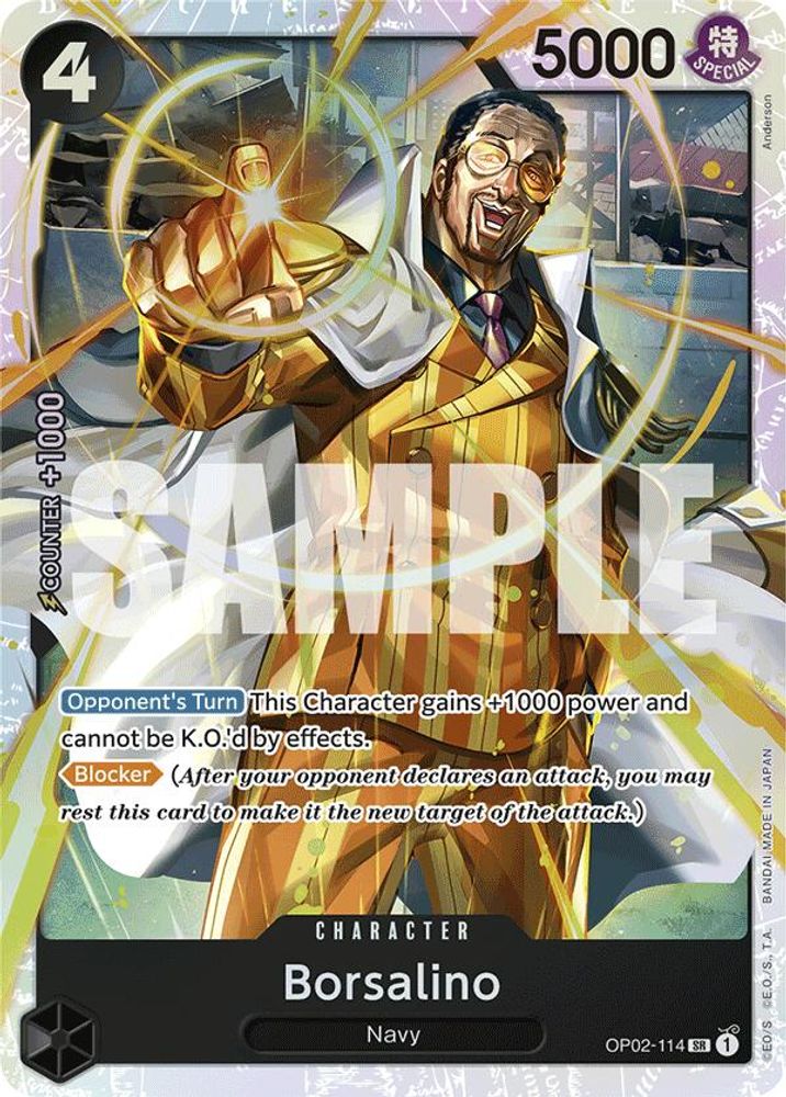 Borsalino One Piece TCG Card