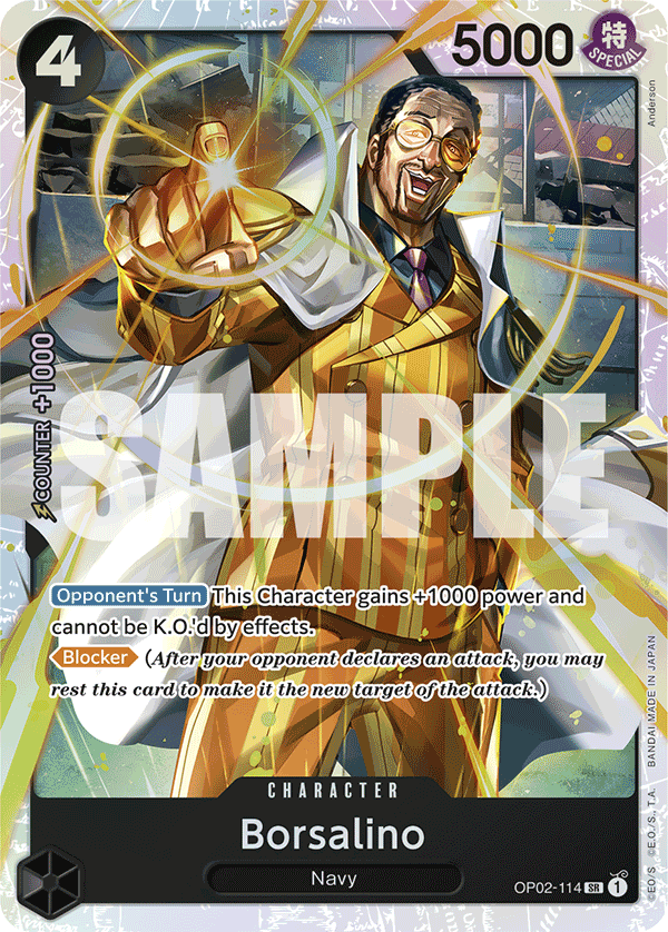 Borsalino One Piece TCG Card
