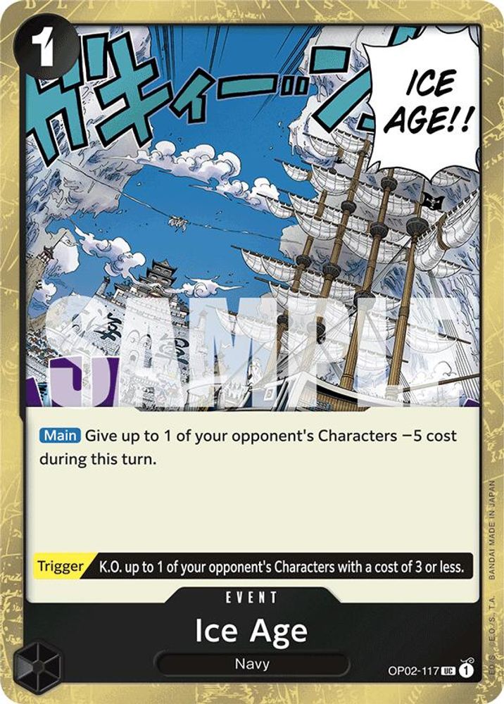 Ice Age One Piece TCG Card