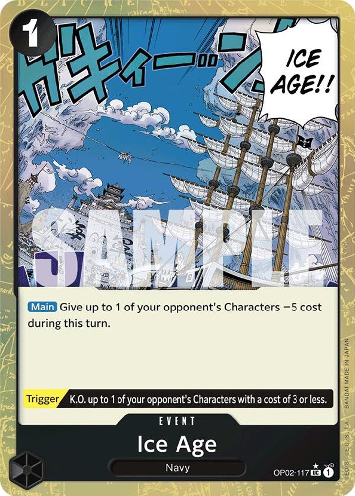 Ice Age One Piece TCG Card