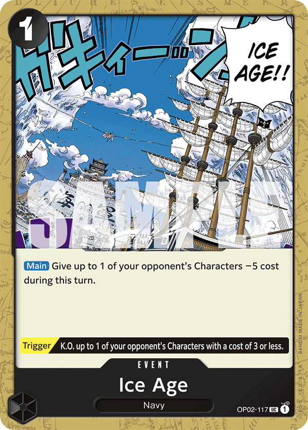 Ice Age One Piece TCG Card