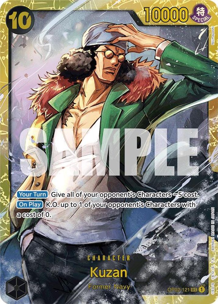 Kuzan One Piece TCG Card