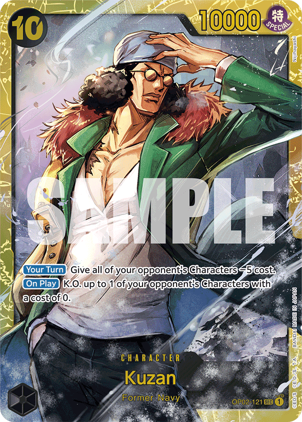 Kuzan One Piece TCG Card