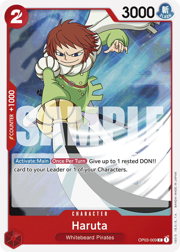 Haruta One Piece TCG Card