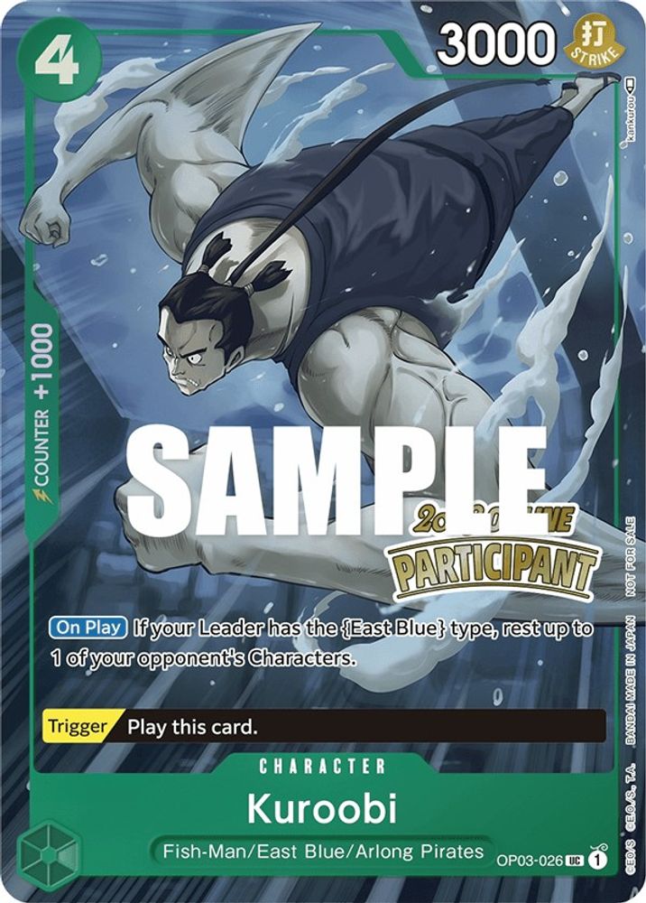 Kuroobi One Piece TCG Card
