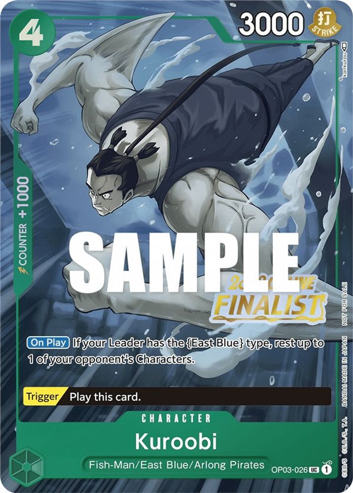 Kuroobi One Piece TCG Card