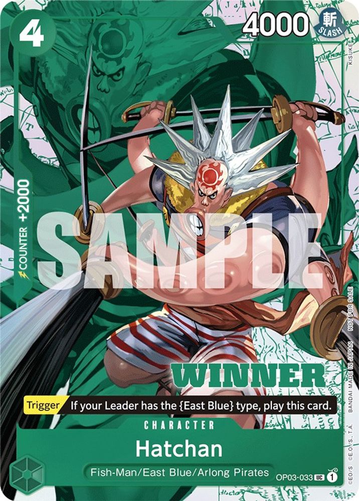 Hatchan One Piece TCG Card