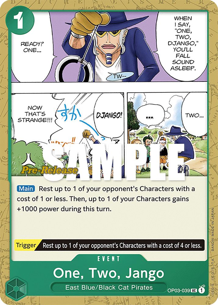 One, Two, Jango One Piece TCG Card