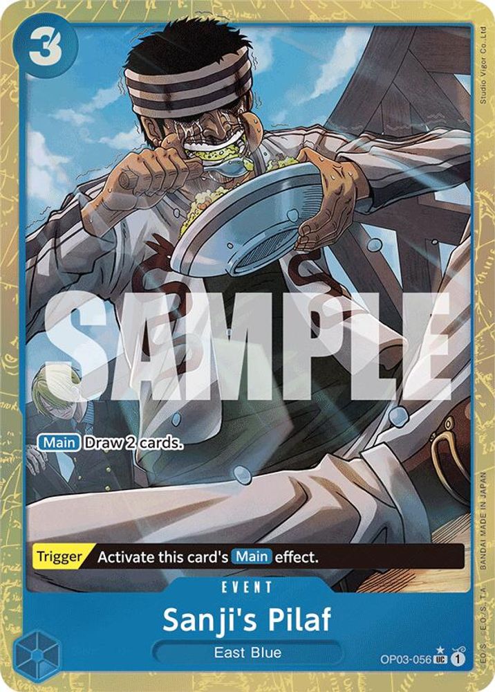 Sanji's Pilaf One Piece TCG Card