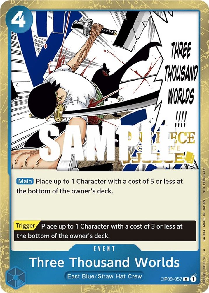 Three Thousand Worlds One Piece TCG Card
