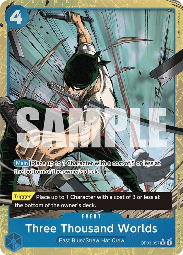 Three Thousand Worlds One Piece TCG Card