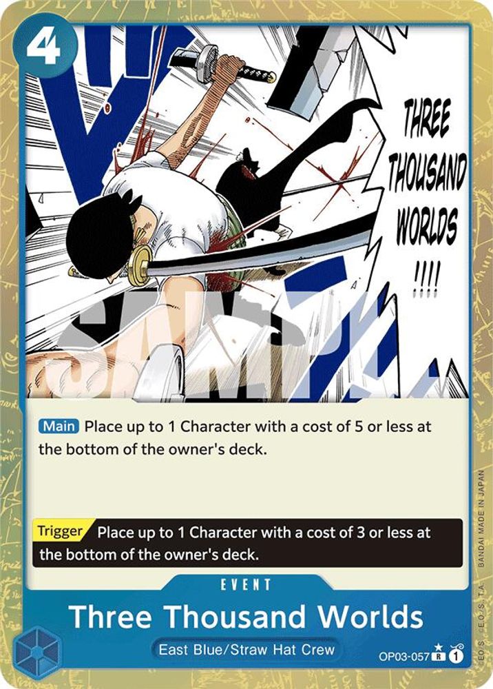 Three Thousand Worlds One Piece TCG Card