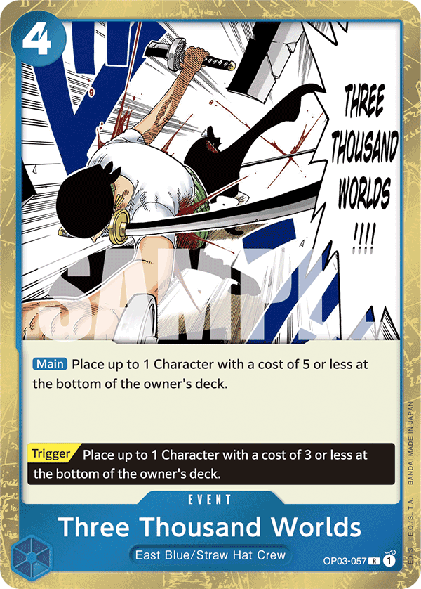 Three Thousand Worlds One Piece TCG Card