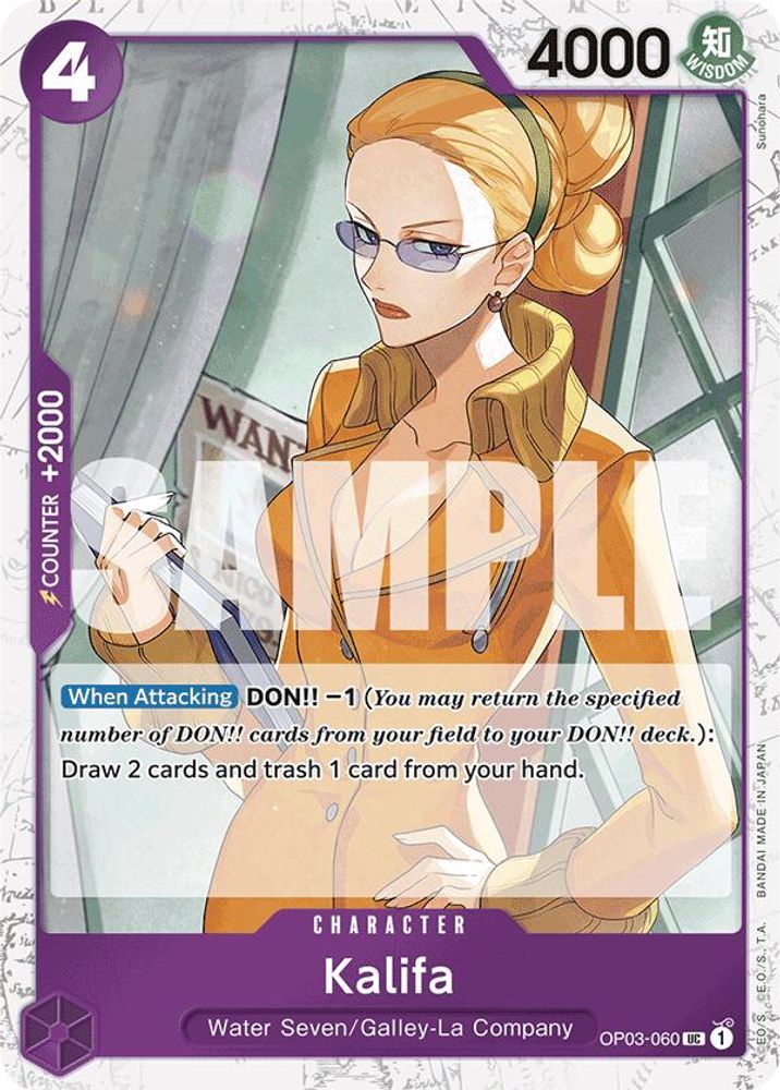 Kalifa One Piece TCG Card
