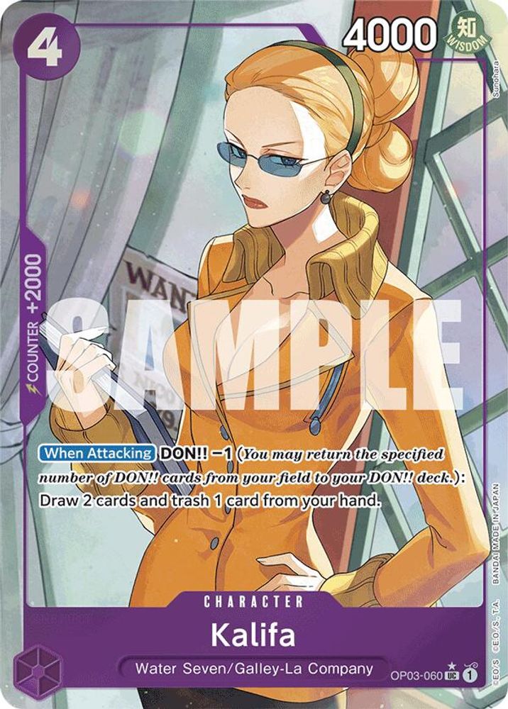 Kalifa One Piece TCG Card