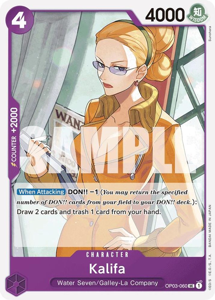 Kalifa One Piece TCG Card