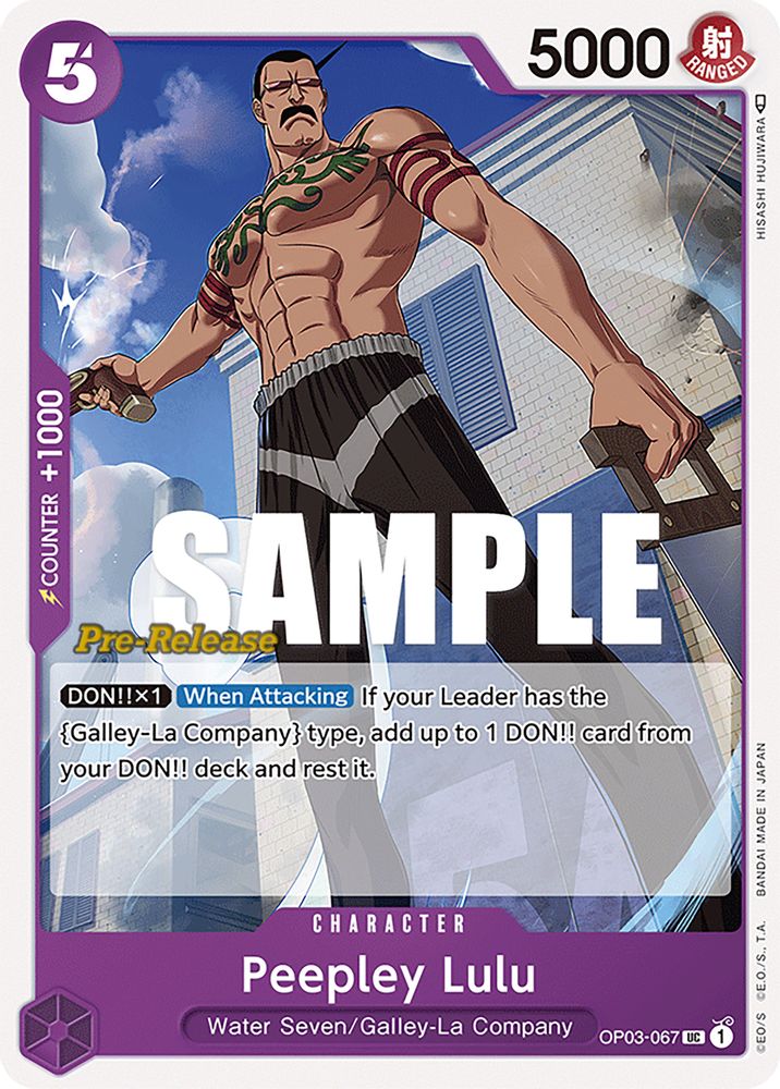 Peepley Lulu One Piece TCG Card