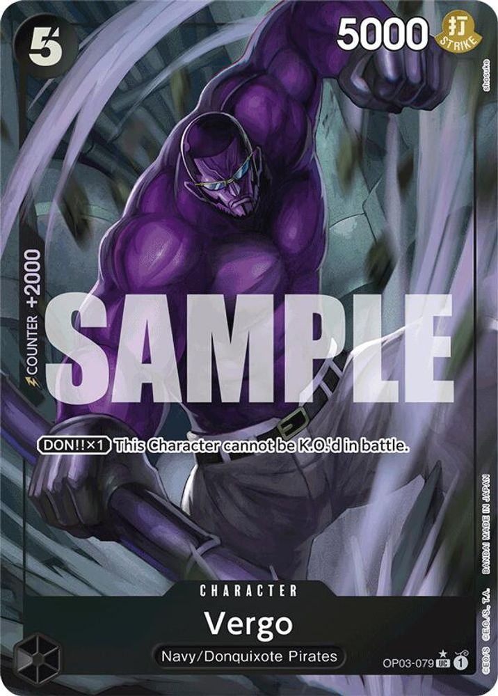 Vergo One Piece TCG Card